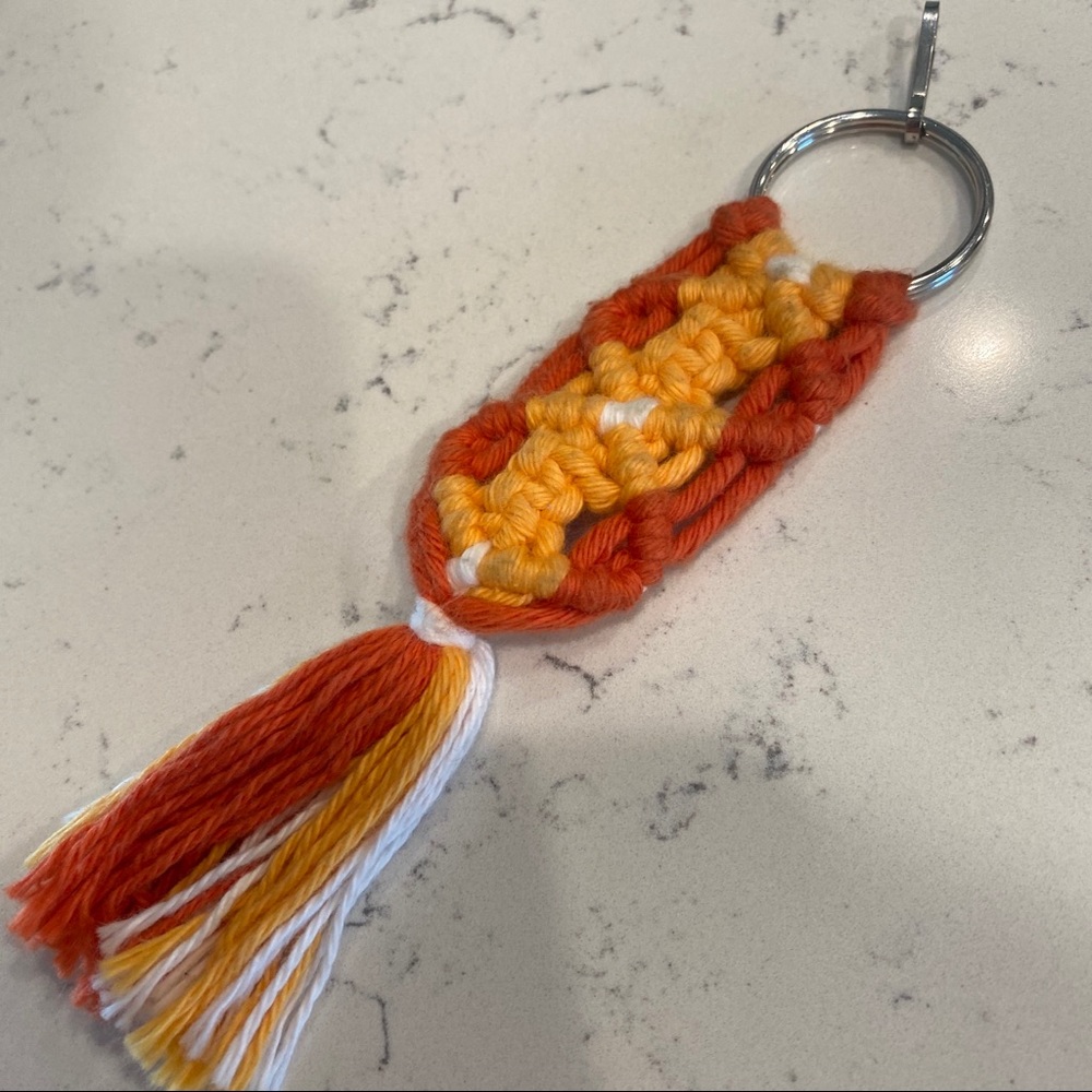 Handmade Woven Key Ring